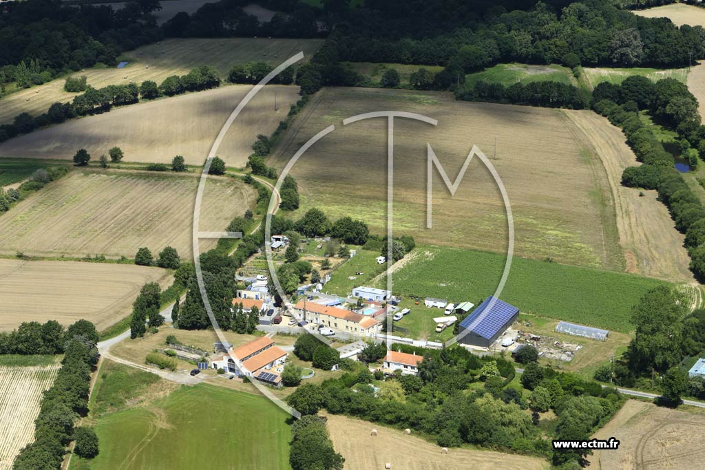Photo arienne de Saint-Christophe-du-Ligneron (les Pilletires)