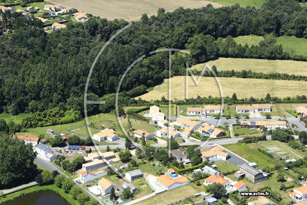 Photo arienne de Saint-tienne-du-Bois