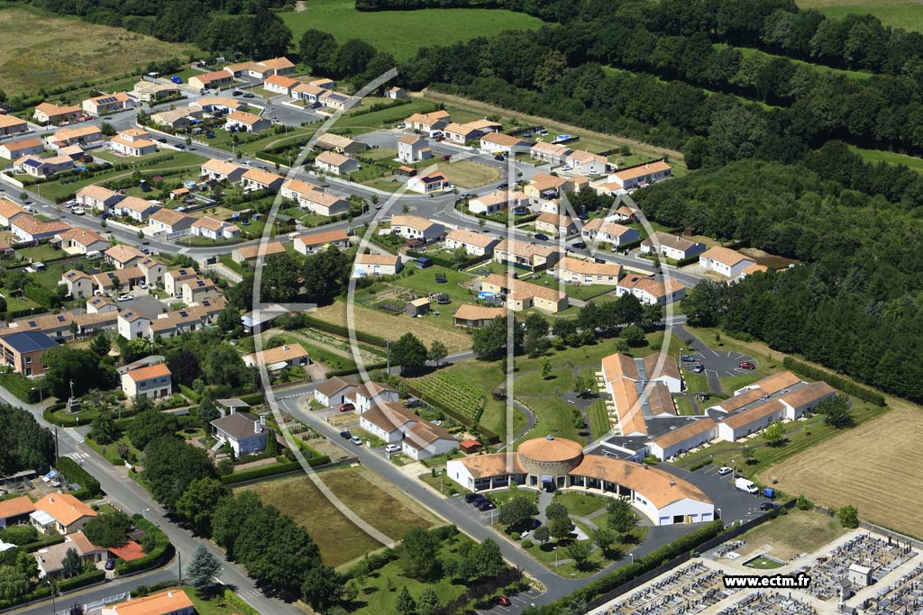Photo arienne de Saint-tienne-du-Bois