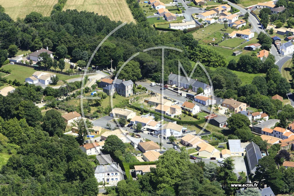 Photo arienne de Saint-tienne-du-Bois