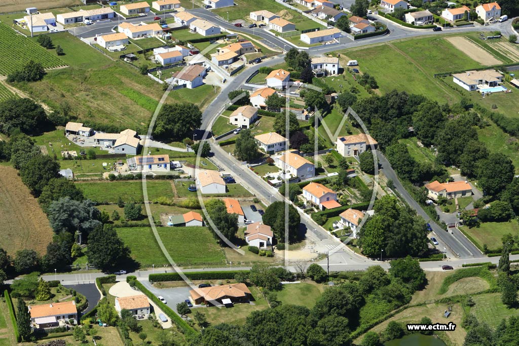 Photo arienne de Saint-tienne-du-Bois