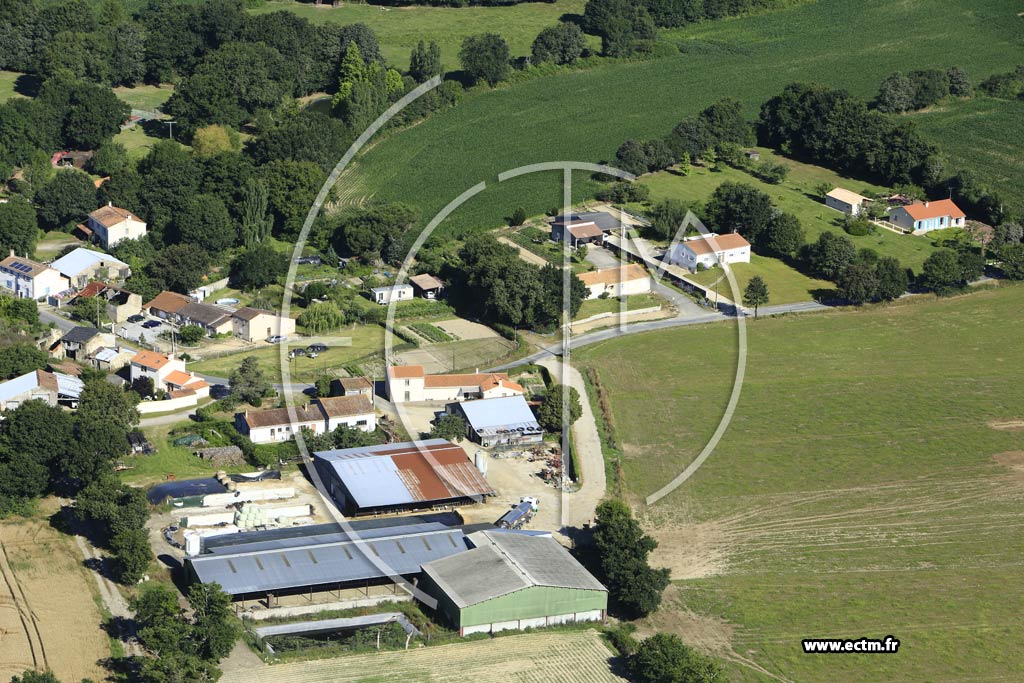 Photo arienne de Saint-Georges-de-Pointindoux