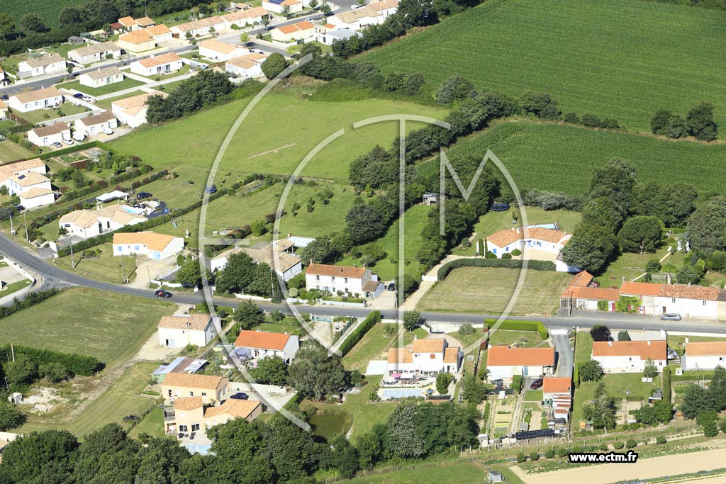 Photo arienne de Saint-Georges-de-Pointindoux