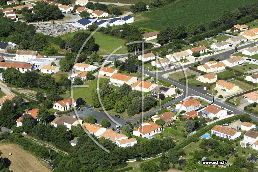 Photo arienne de Saint-Georges-de-Pointindoux