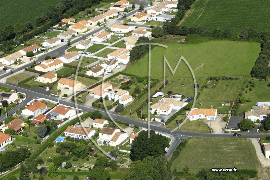 Photo arienne de Saint-Georges-de-Pointindoux