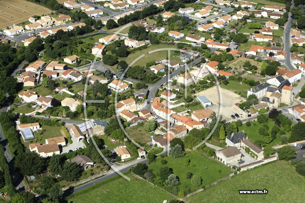 Photo arienne de Saint-Georges-de-Pointindoux