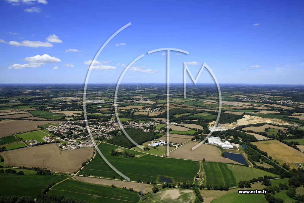 Photo arienne de Saint-Paul-Mont-Penit