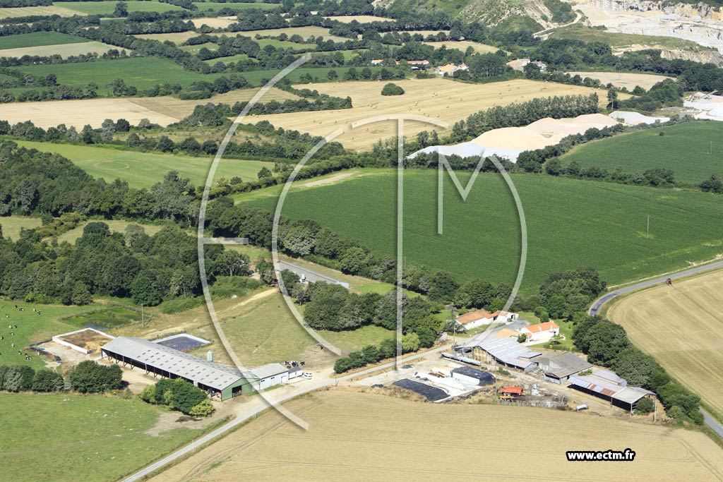 Photo arienne de Venansault (le Moulin de la Boisnire)