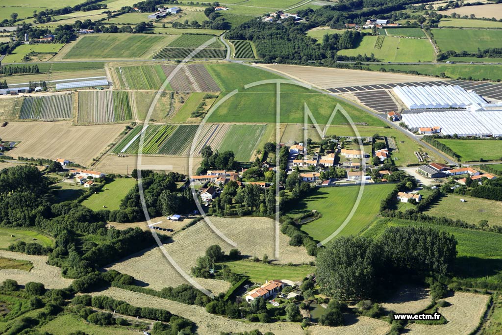 Photo arienne de Bourgneuf-en-Retz (la Fortinire)