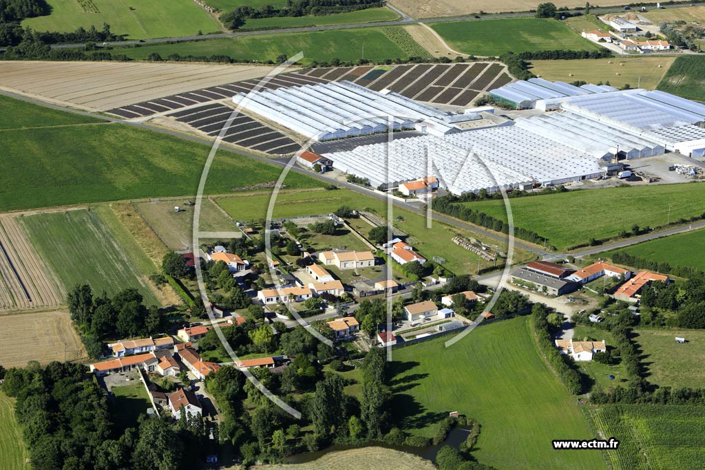 Photo arienne de Bourgneuf-en-Retz (la Fortinire)