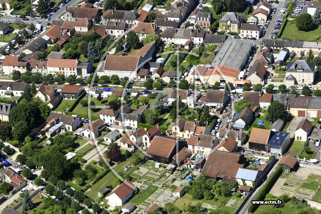 Photo arienne de Arcis-sur-Aube (Centre)