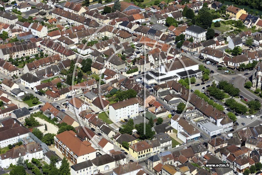 Photo arienne de Arcis-sur-Aube (Centre)