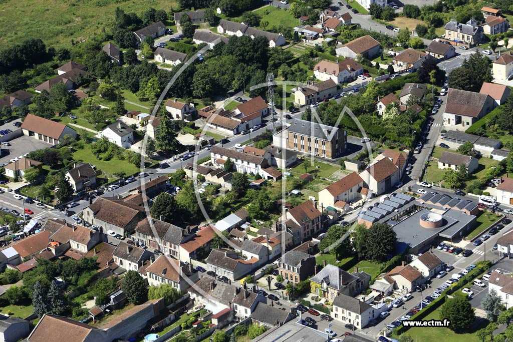 Photo arienne de Arcis-sur-Aube (Centre)