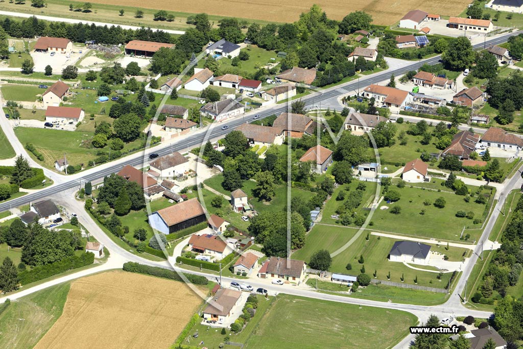 Photo arienne de Aubeterre