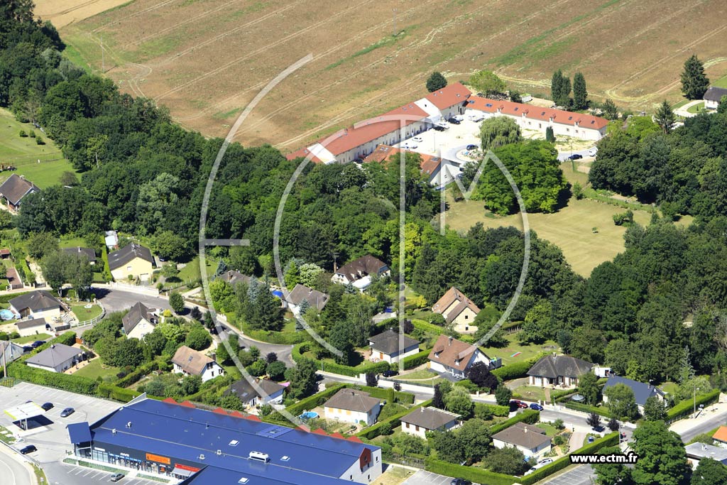 Photo arienne de Buchres (Maisons Blanches)