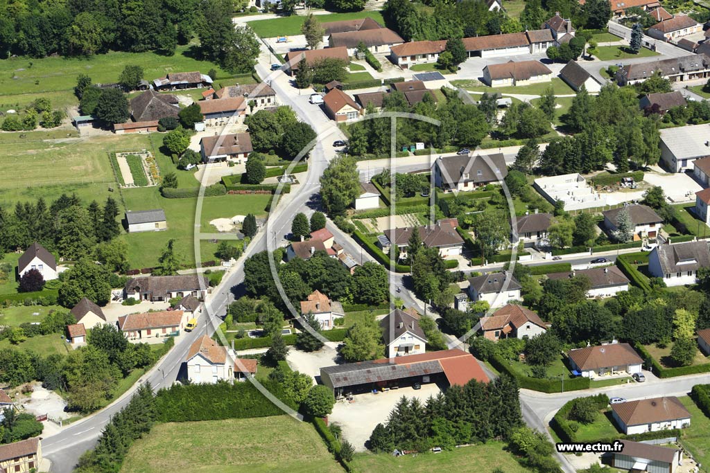 Photo arienne de Charmont-sous-Barbuise