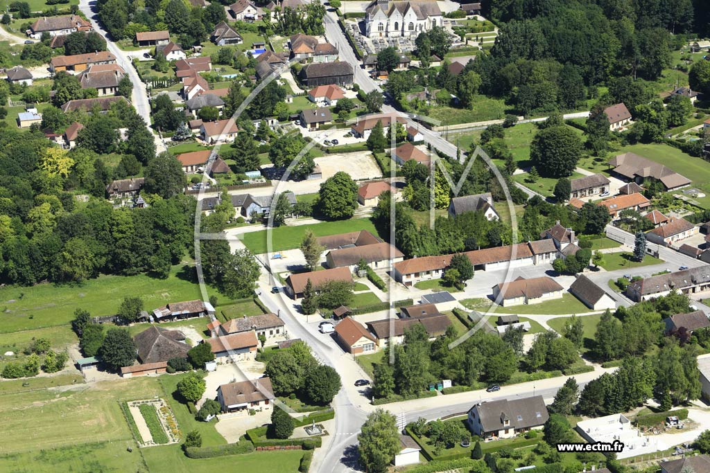 Photo arienne de Charmont-sous-Barbuise