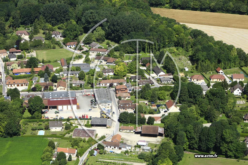 Photo arienne de Charmont-sous-Barbuise