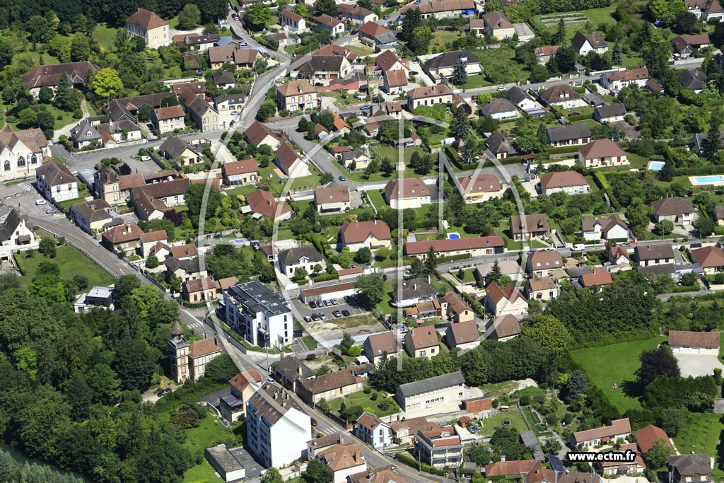 Photo arienne de Pont-Sainte-Marie (le Pont Hubert)