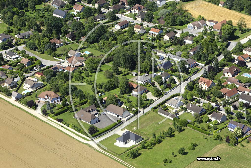 Photo arienne de Saint-Pouange