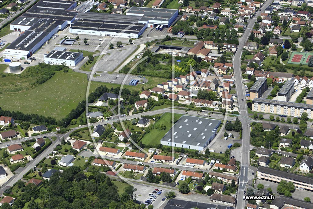 Photo arienne de Sainte-Savine (le Clos du Hamelet)
