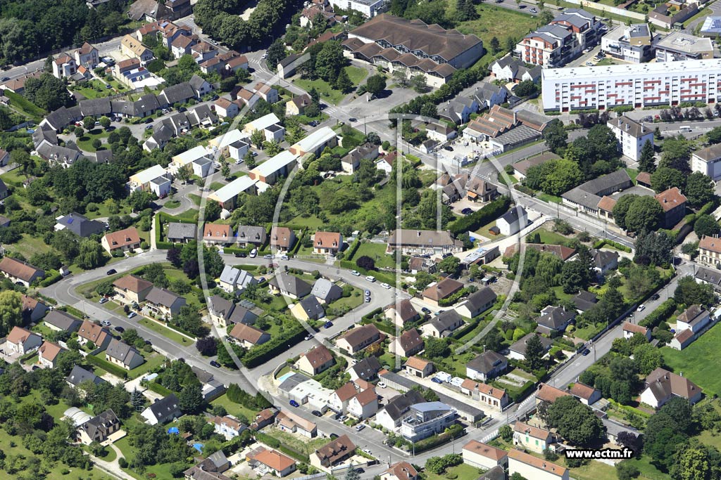 Photo arienne de Troyes (Copainville)