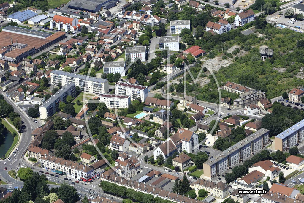 Photo arienne de Troyes (le Labourat)