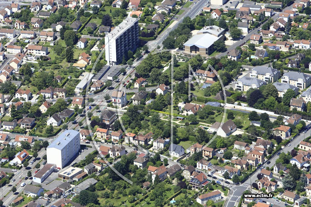 Photo arienne de Troyes (les Hauts Clos)