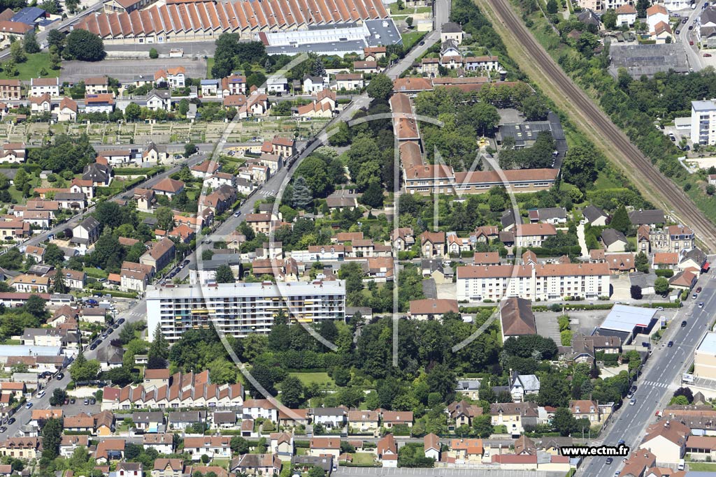 Photo arienne de Troyes (les Hauts Clos)