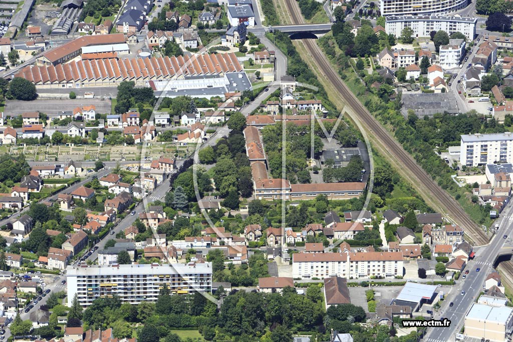 Photo arienne de Troyes (les Hauts Clos)