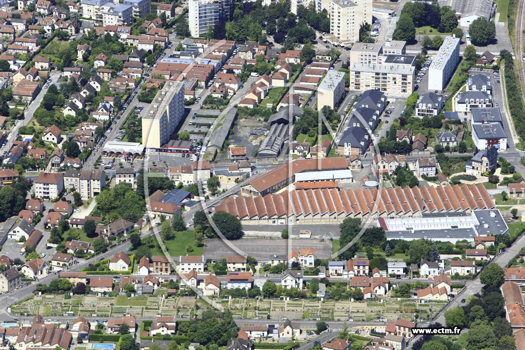 Photo arienne de Troyes (les Hauts Clos)