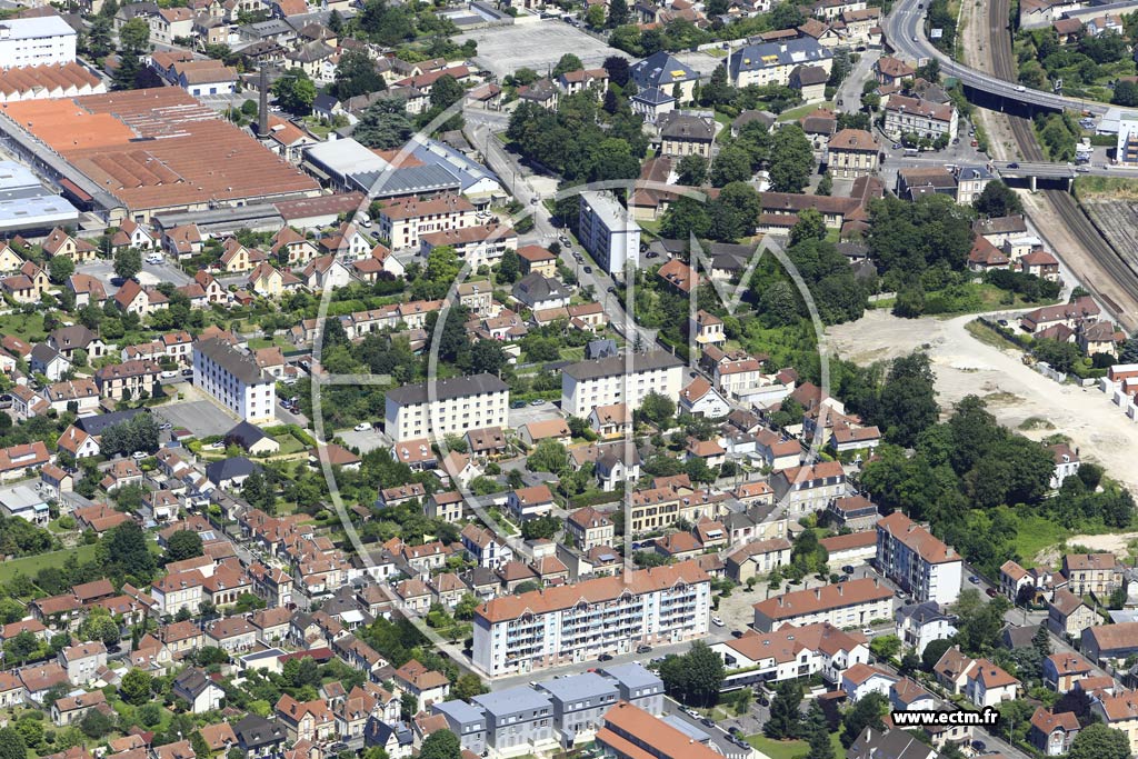Photo arienne de Troyes (les Marots)