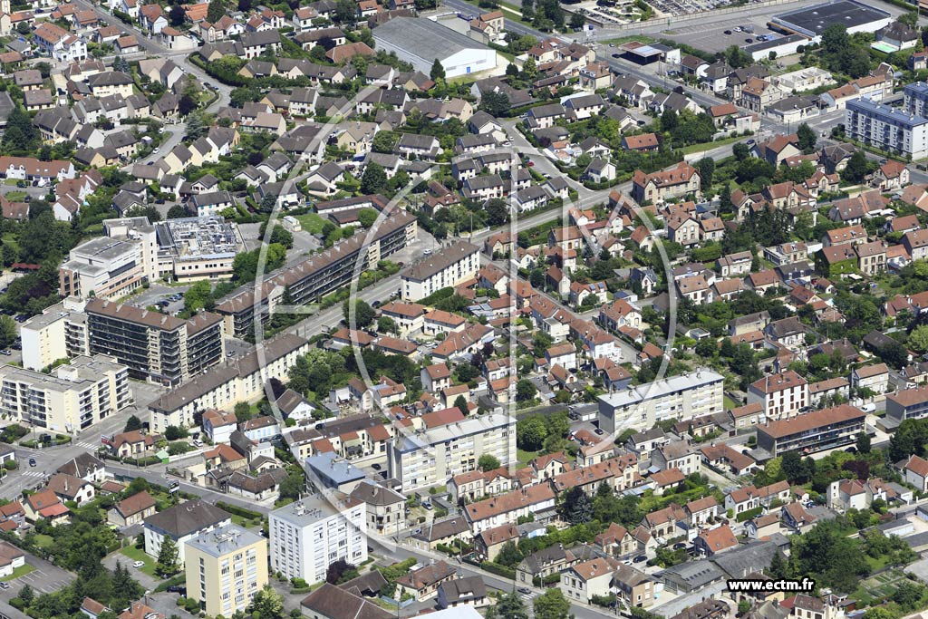 Photo aérienne de Troyes (les Marots)