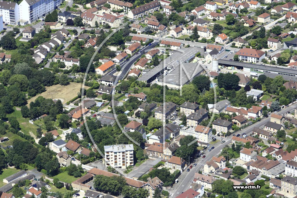 Photo arienne de Troyes (les Tauxelles)