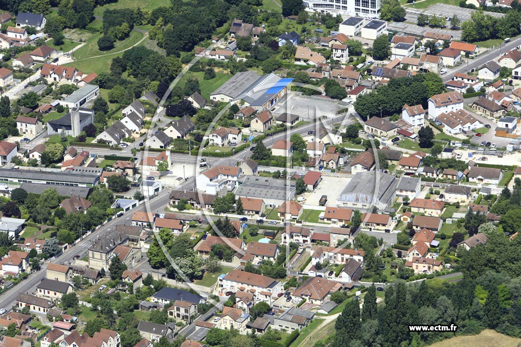 Photo arienne de Troyes (les Tauxelles)