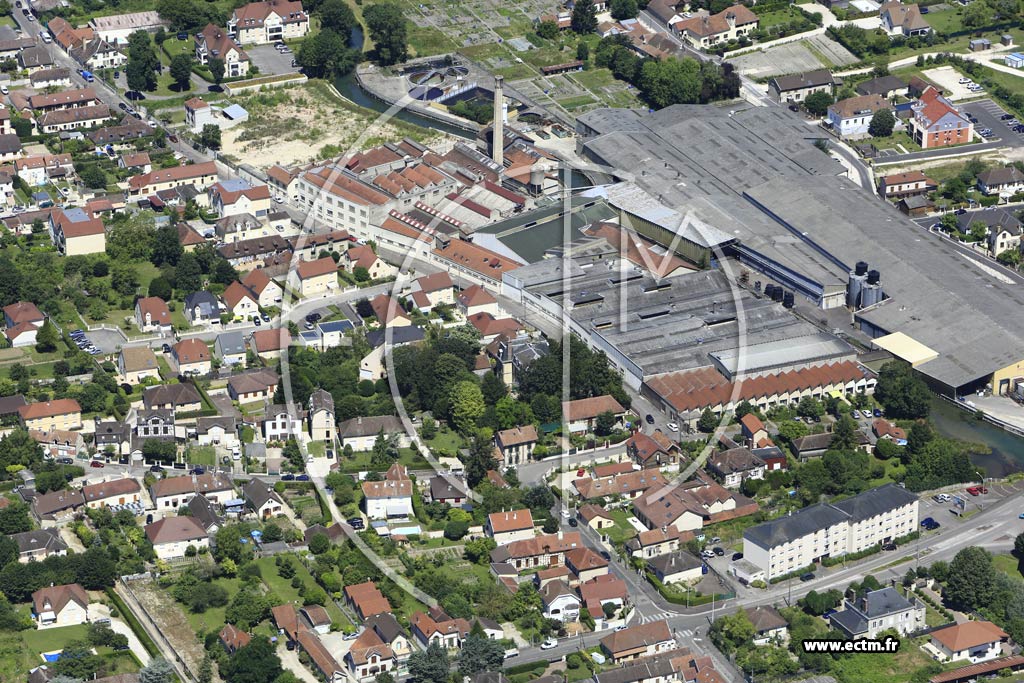 Photo arienne de Troyes (les Trvois)