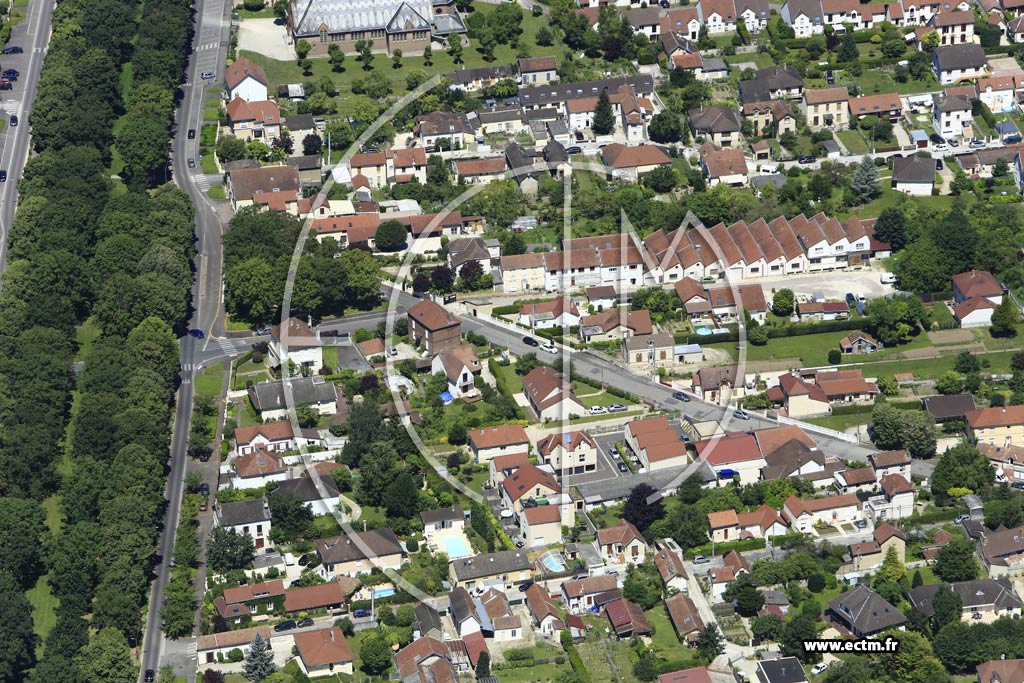 Photo aérienne de Troyes (les Trévois)