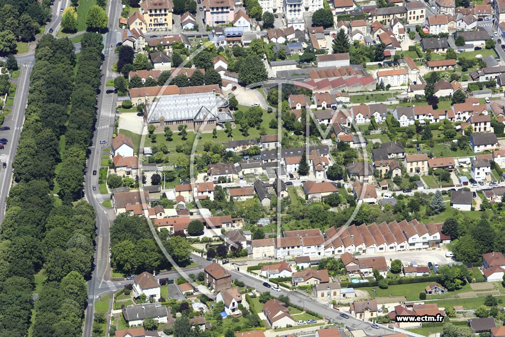 Photo arienne de Troyes (les Trvois)