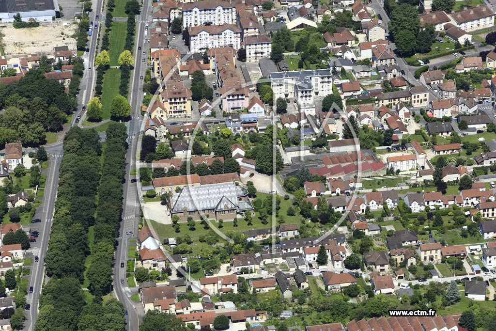 Photo arienne de Troyes (les Trvois)