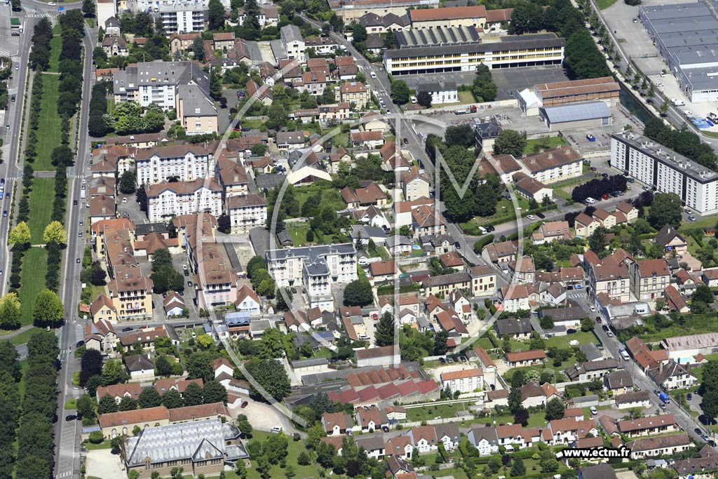 Photo arienne de Troyes (les Trvois)
