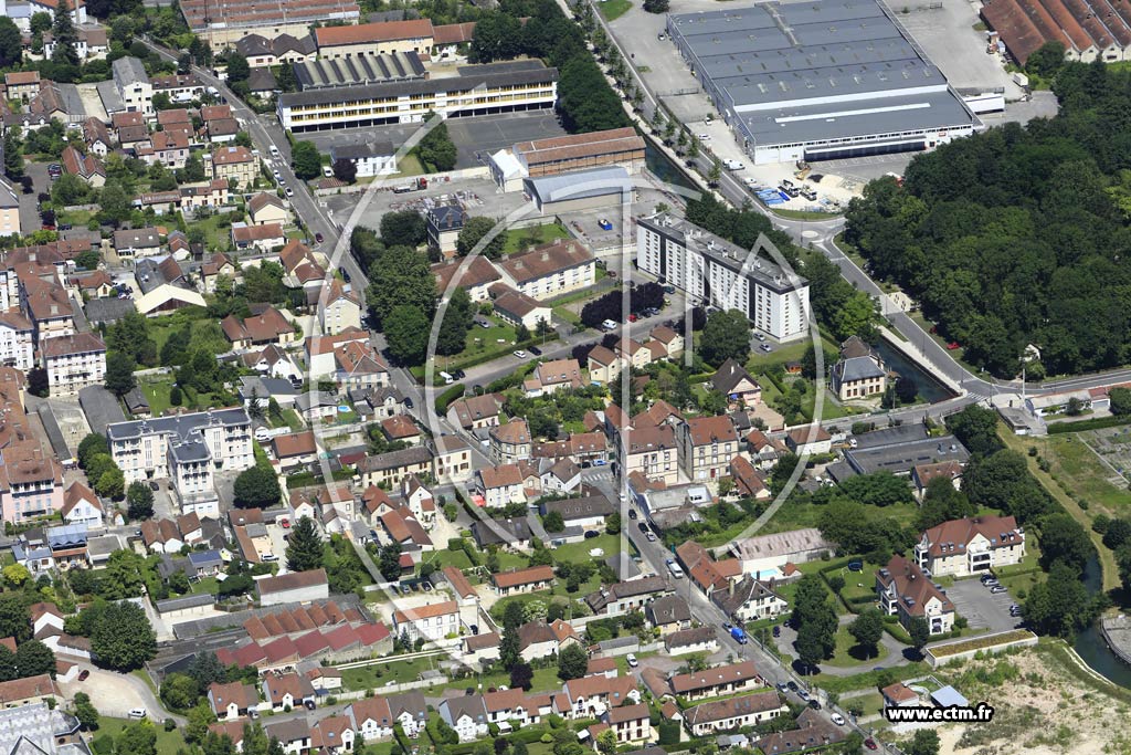 Photo arienne de Troyes (les Trvois)