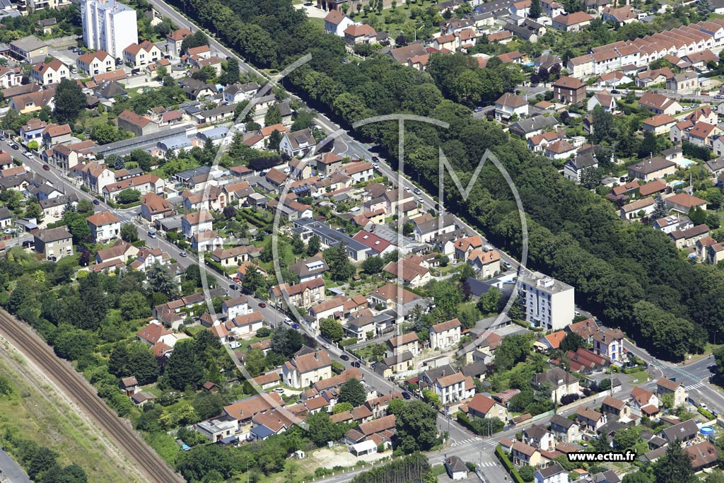 Photo arienne de Troyes (les Trvois)