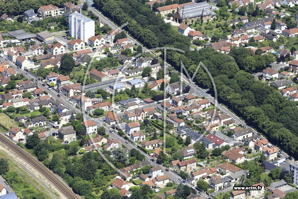 Photo arienne de Troyes (les Trvois)