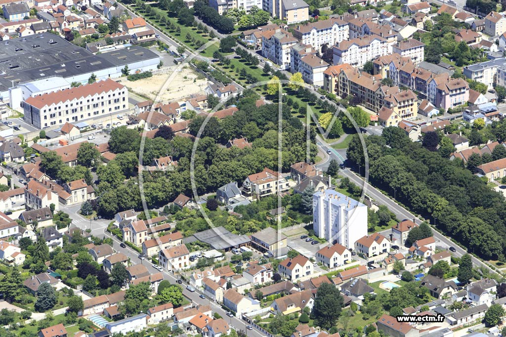Photo arienne de Troyes (les Trvois)