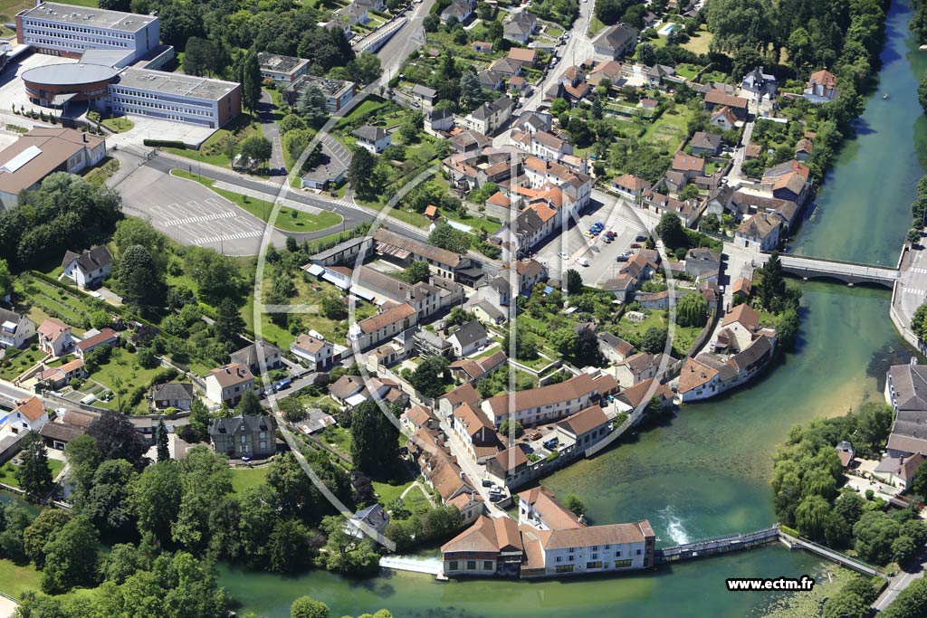 Photo arienne de Bar-sur-Aube (Centre)