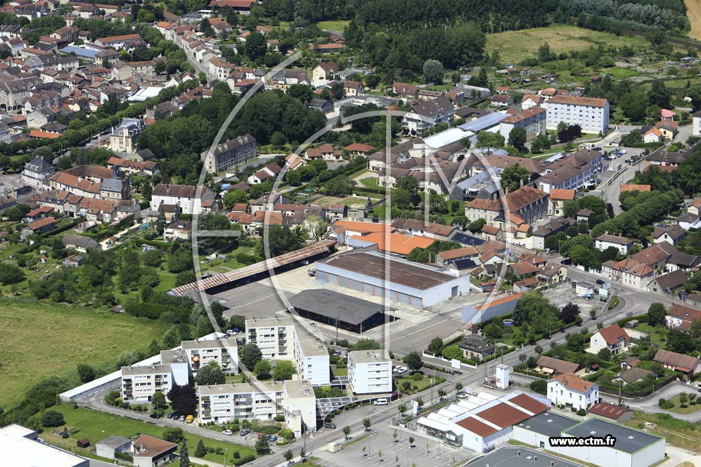 Photo arienne de Bar-sur-Aube (Faubourg de Belfort)