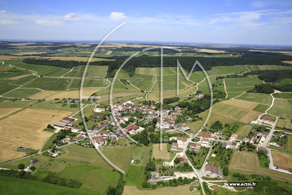 Photo arienne de Rouvres-les-Vignes