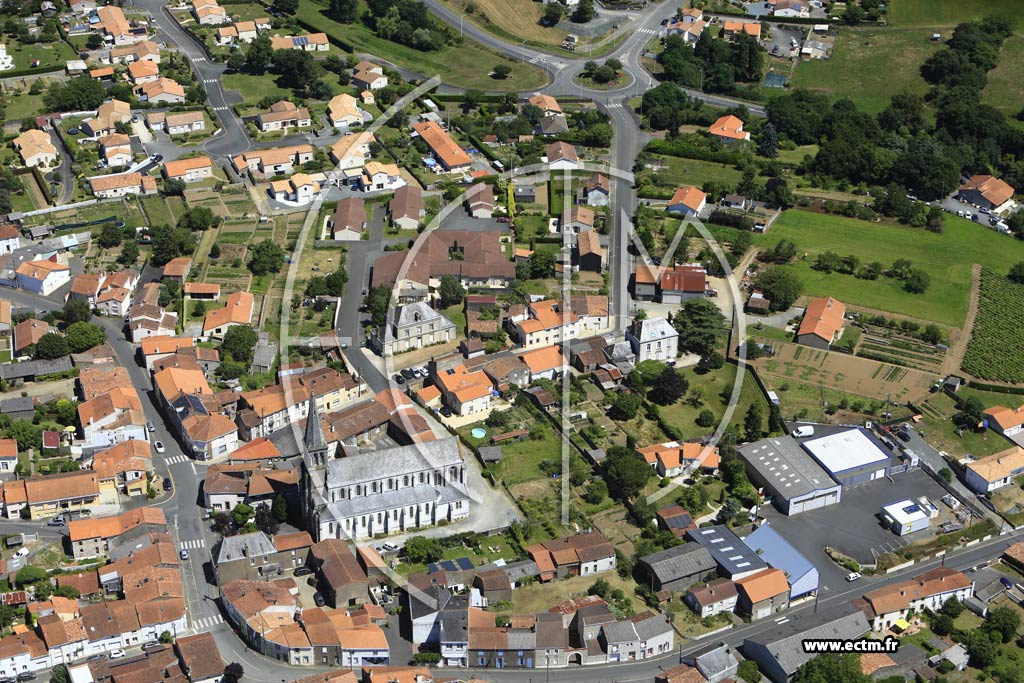Photo arienne de Saint-Crespin-sur-Moine