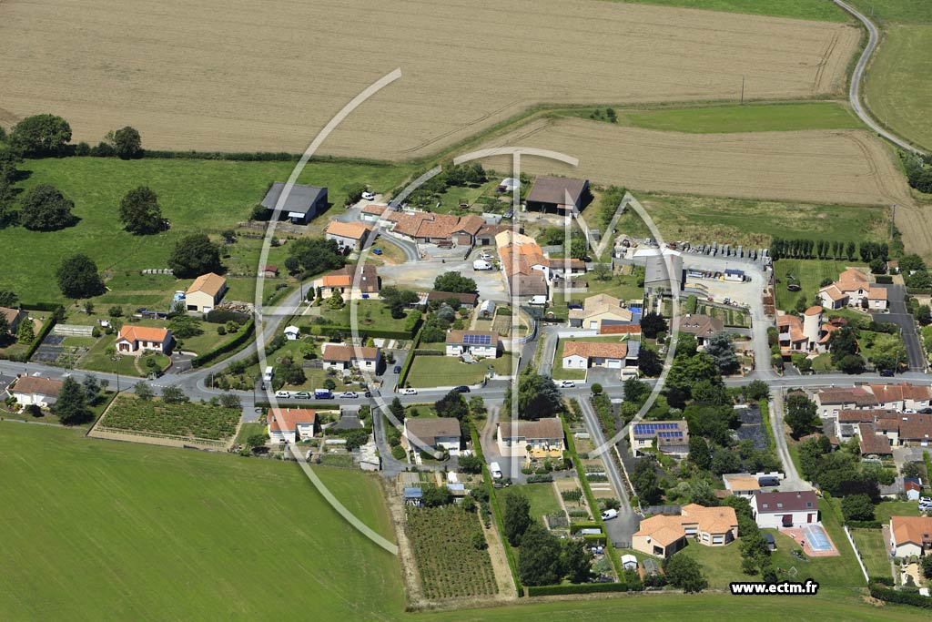 Photo arienne de Saint-Germain-sur-Moine