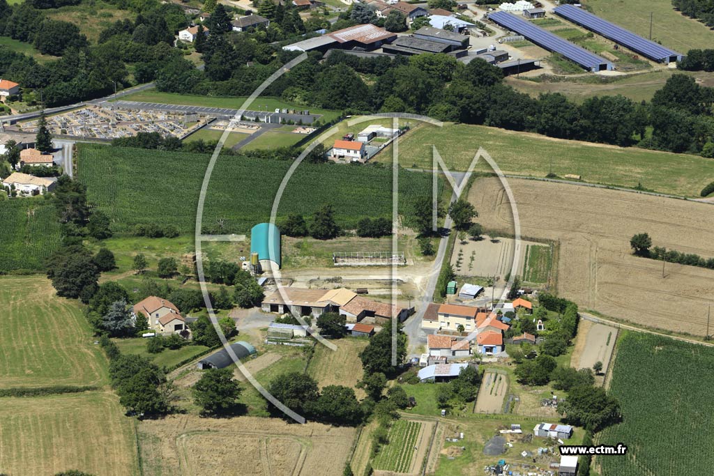 Photo arienne de Saint-Germain-sur-Moine